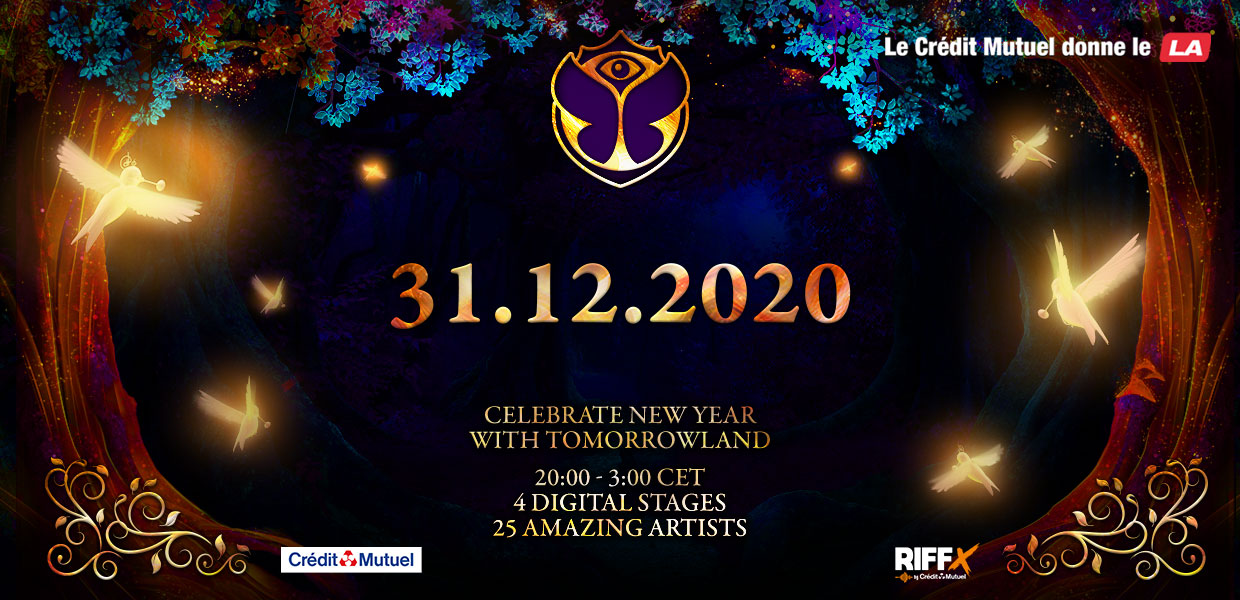Tomorrowland 31.12.2020 : Fêtez le Nouvel An avec Tomorrowland à la maison !
